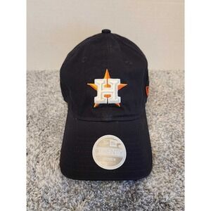 New Era 9Twenty Houston Astros Women's Adjustable Strapback Cap Hat Navy NWT